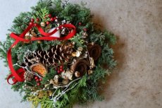 画像2: Xmas wreath red（受注販売） (2)